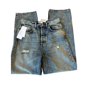 NEW Boyish Free‎ People Ziggy Jeans Sz 27 Straight Leg Loose